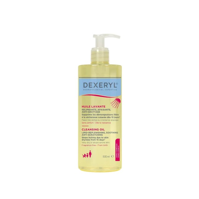Dexeryl Cleansing Oil Λάδι Καθαρισμού για Πρόσωπο & Σώμα, 500ml