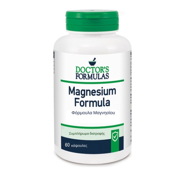 Doctors Formulas Magnesium Formula Συμπλήρωμα Διατροφής Μαγνησίου, 60 Κάψουλες