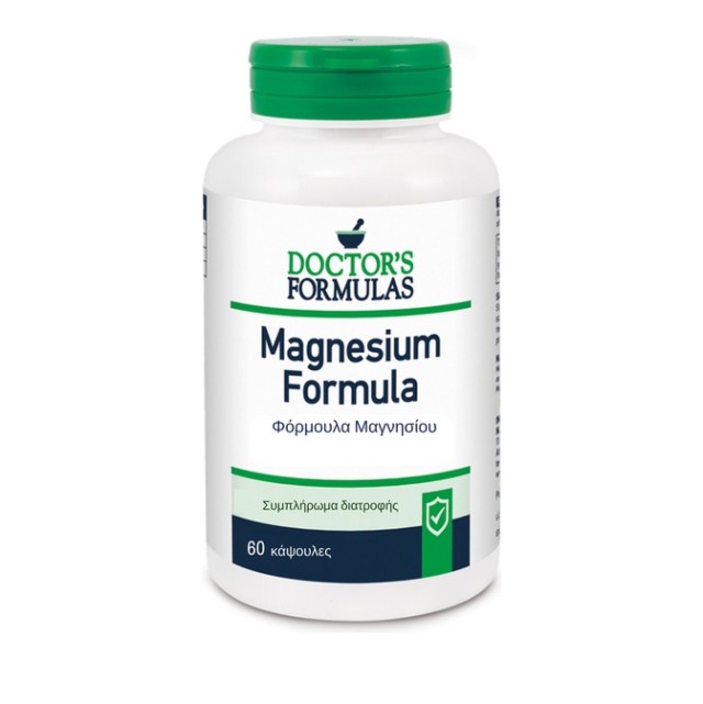 Doctors Formulas Magnesium Formula Συμπλήρωμα Διατροφής Μαγνησίου, 60 Κάψουλες