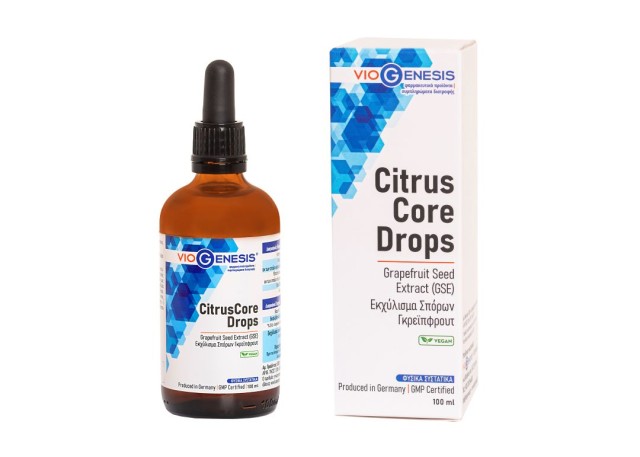 VioGenesis CitrusCore Drops Συμπλήρωμα Διατροφής Για Το Ανοσοποιητικό Σε Σταγόνες, 100ml