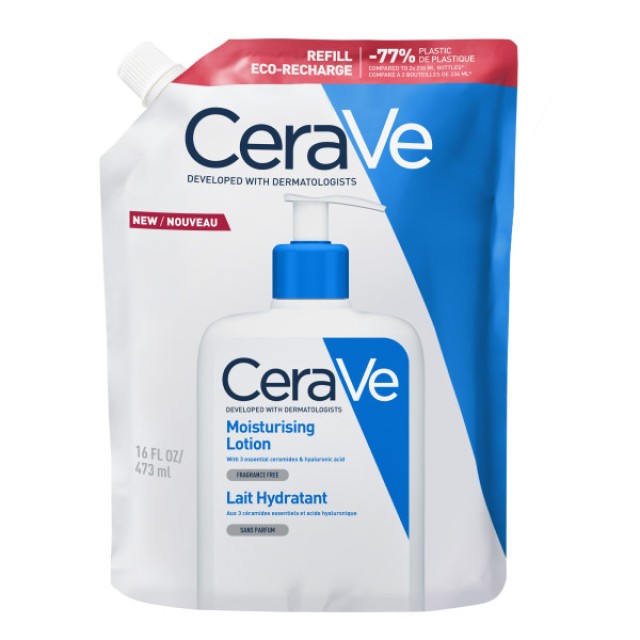 CeraVe Moisturising Lotion Refill Ενυδατικό Γαλάκτωμα Προσώπου και Σώματος Ανταλλακτικό, 473ml