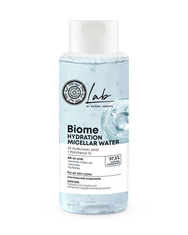 Natura Siberica Lab Biome Hydration Micellar Face Water Μικυλλιακό Νερό Προσώπου, 400ml