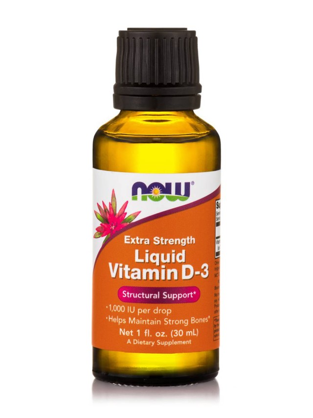 Now Foods Extra Strength Liquid Vitamin D3 1000ΙU Συμπλήρωμα Διατροφής σε Σταγόνες για την Ενίσχυση του Ανοσοποιητικού, 30 ml