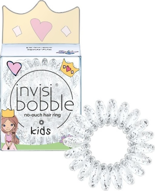 Invisibobble Kids Princess Sparkle Λαστιχάκια Μαλλιών 3 Τεμάχια