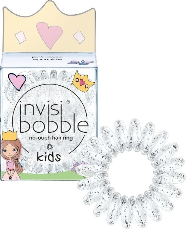 Invisibobble Kids Princess Sparkle Λαστιχάκια Μαλλιών 3 Τεμάχια