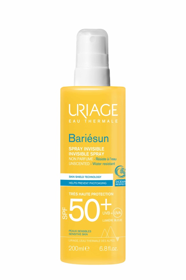 Uriage Bariesun Αντηλιακό Spray Σώματος Χωρίς Άρωμα SPF50, 200ml