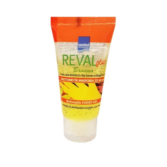 Intermed Reval Plus Banana Hand Gel Αντισηπτικό Χεριών, 30ml