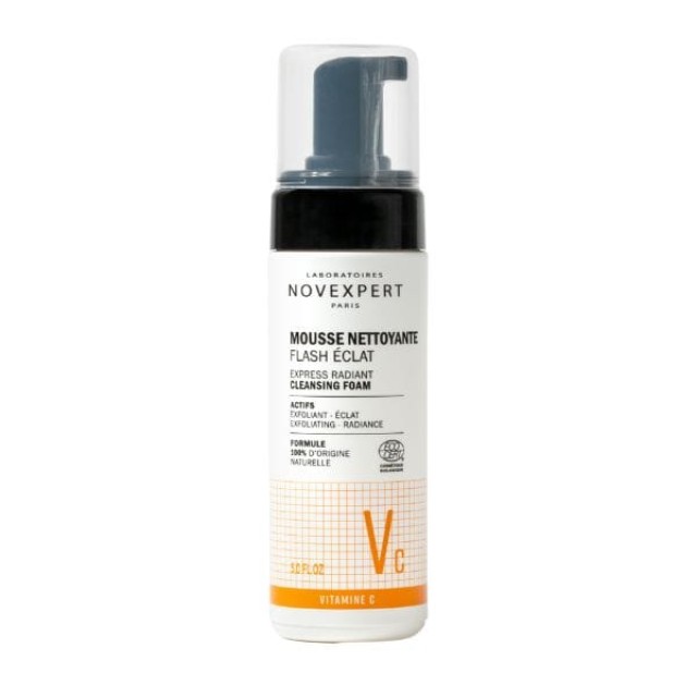 Novexpert Vitamin C Express Radiant Cleansing Foam Αφρός Καθαρισμού με Βιταμίνη C, 150 ml