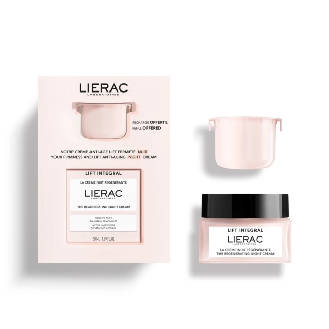 Lierac Promo Set Lift Integral The Regenerating Night Cream Αναδομητική Κρέμα Νύχτας 50ml + Δώρο Free Refill 50ml