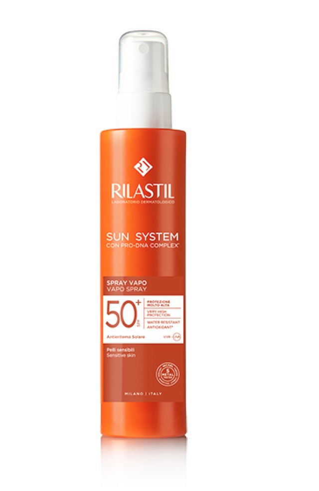 Rilastil Sun System Vapo Spray Αντηλιακό Γαλάκτωμα Σώματος SPF50+, 200ml