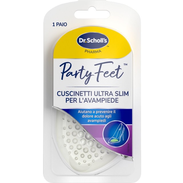 Scholl GelActiv Party Feet Ultra Slim Πατάκια για Ψηλοτάκουνα, 1 Ζε...