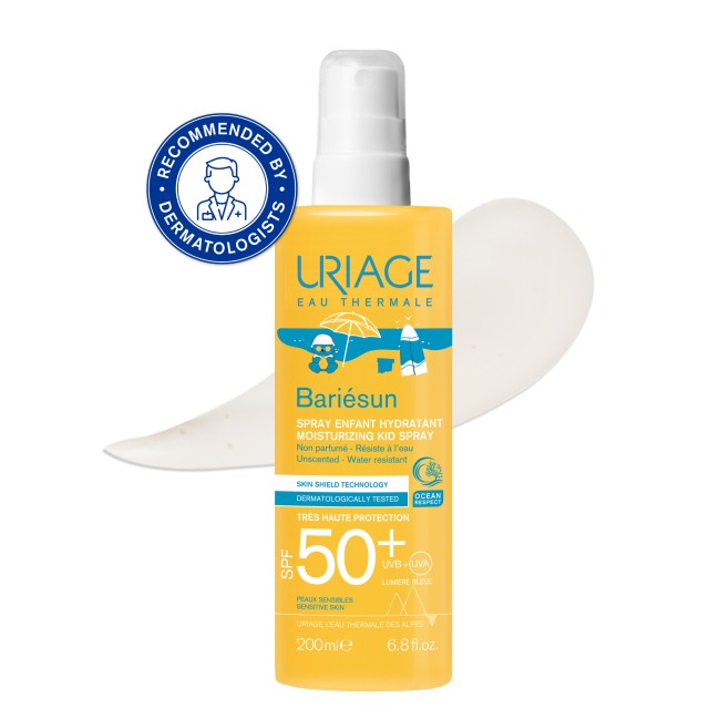 Uriage Bariesun Moisturizing Kids Spray FF Παιδικό Αντιηλιακό Σπρέι Xωρίς Άρωμα SPF50+, 200ml