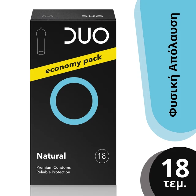 Duo Natural Condoms 18 Pieces