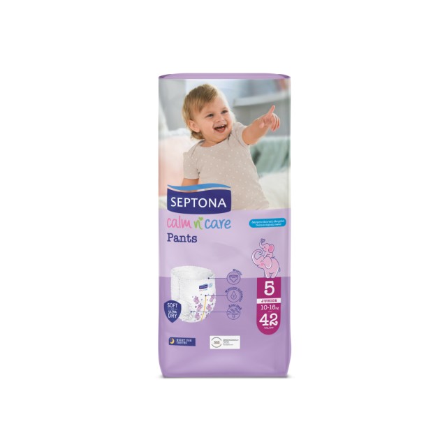 Septona Calm n Care Pants Junior No5 (10-16kg) 42τμχ