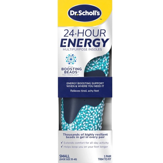 Scholl 24-Hour Energy Multipurpose Insoles Small Νο 35 - 40 Πάτοι Π...