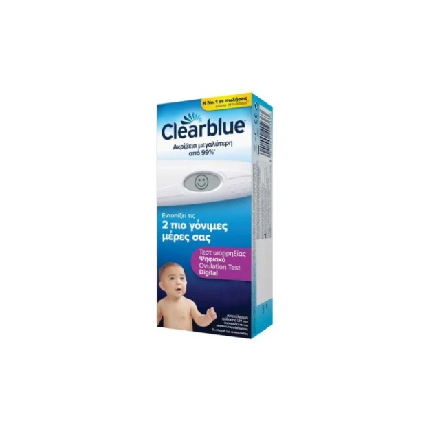 Clearblue Digital Ovulation Test Ψηφιακό Τεστ Ωορρηξίας, 20τμχ