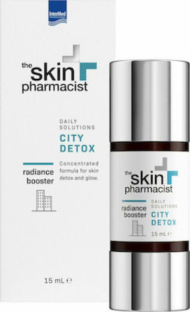 The Skin Pharmacist City Detox Radiance Booster Συμπυκνωμένη Φόρμουλα για Αποτοξίνωση & Λάμψη της Επιδερμίδας, 15ml