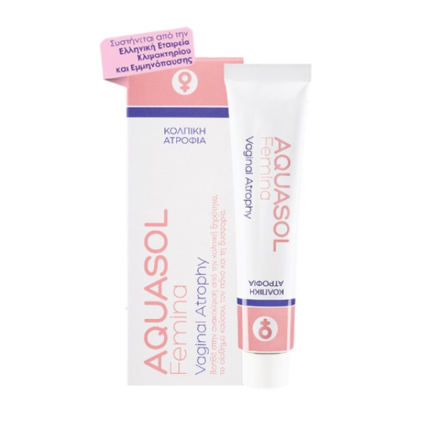 Aquasol Femina Vaginal Atrophy Κρέμα για την Κολπική Ατροφία, 30ml