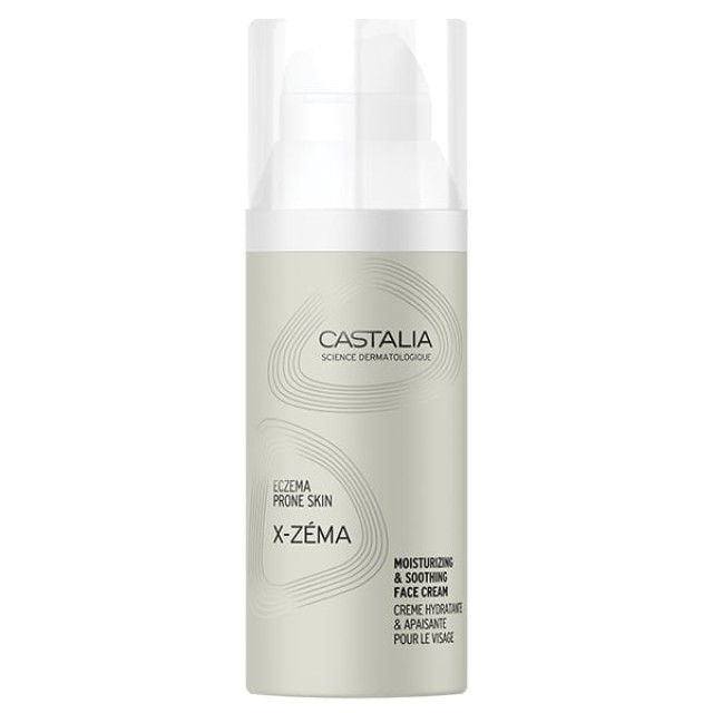 Castalia X-Zema Ενυδατική και Καταπραϋντική Κρέμα Προσώπου, 50ml