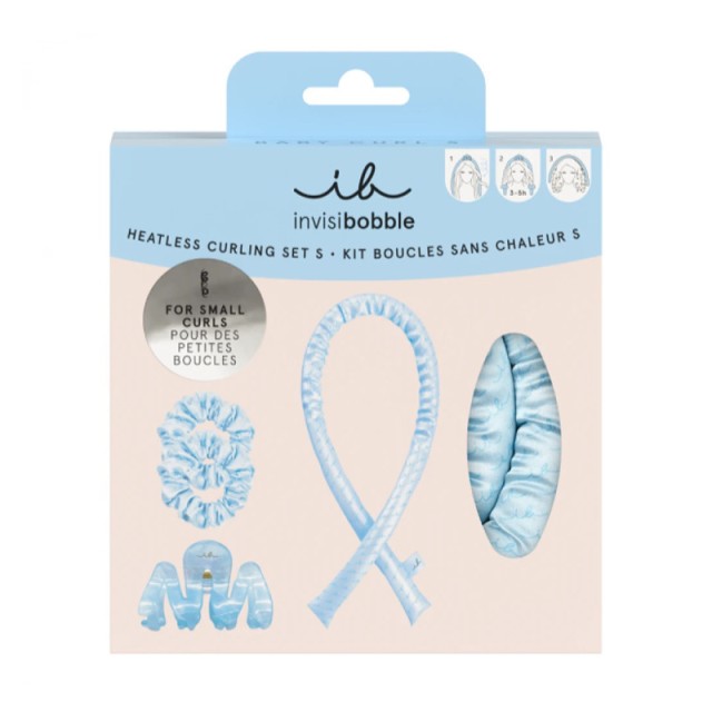 Invisibobble Heatless Curling Set S Αξεσουάρ Μαλλιών για Λεπτά Μαλλιά Χωρίς Όγκο, 1σετ