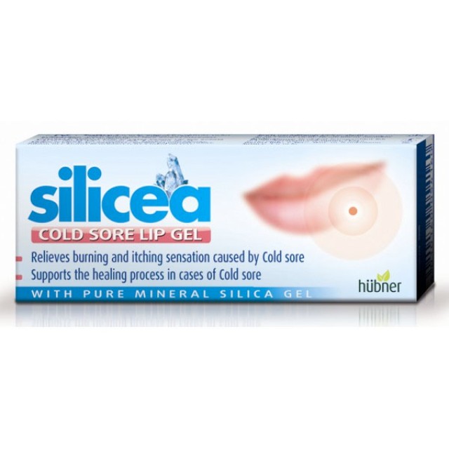 Hubner Silicea Cold Sore Lip Gel  Εξωτερικής Χρήσης Άμεση Αντιμετώπιση του Επιχείλιου Έρπητα, 2g