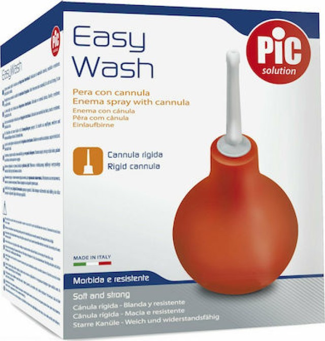 Pic Solution Easy Wash Ελαστικό Πουάρ Για Κλίσμα Νo4 143 ml, 1 τεμάχιο