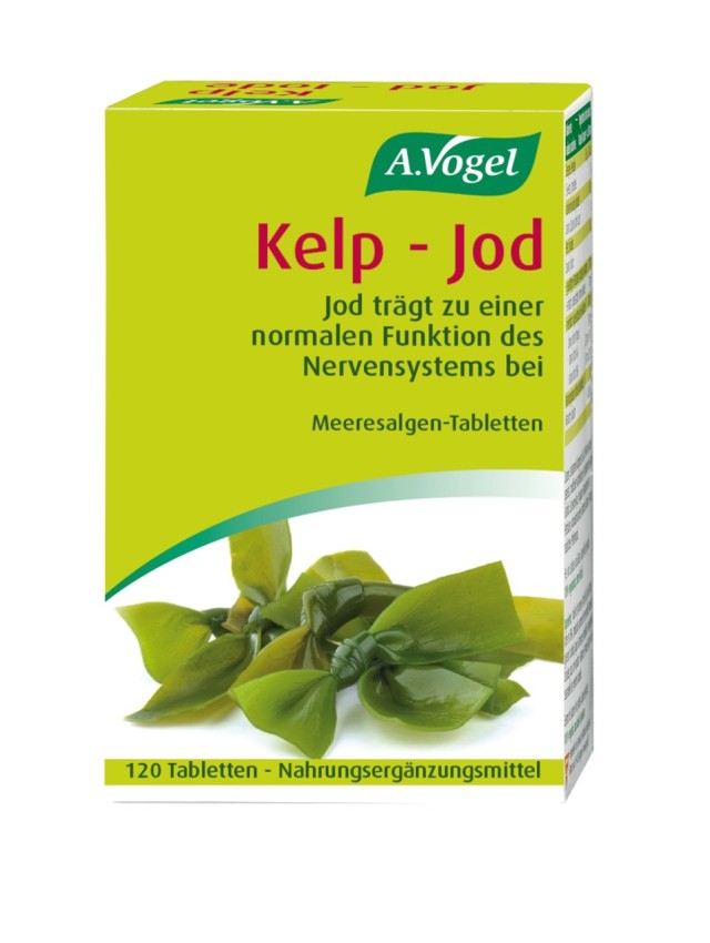 A.Vogel Kelp-Jod Φυτικό Συμπλήρωμα Διατροφής Με Θαλάσσια Φύκη, 120 Ταμπλέτες