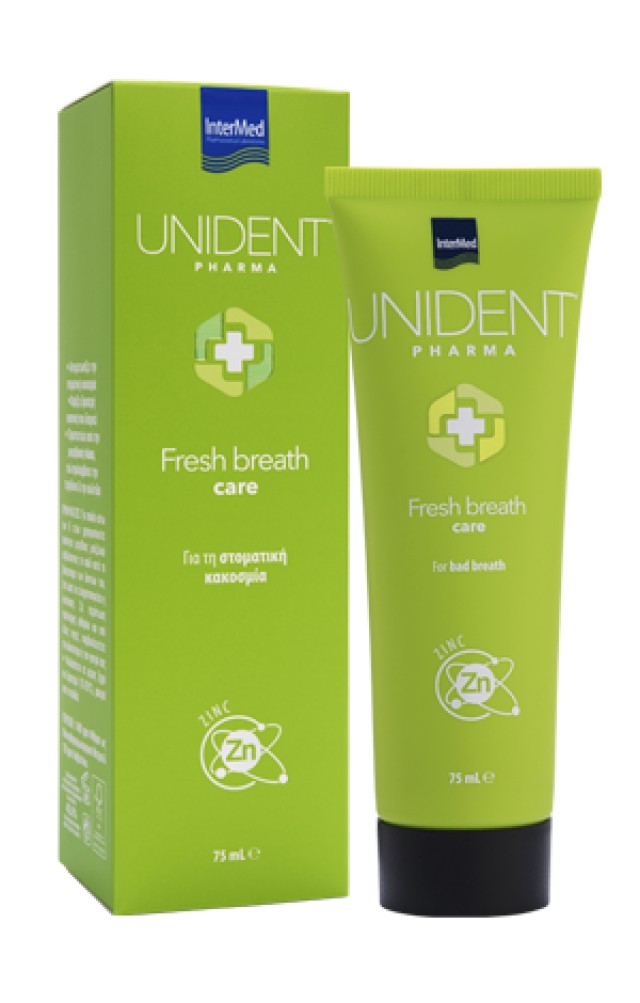 Intermed Unident Pharma Fresh Breath Care Για Στοματική Κακοσμία, 75ml