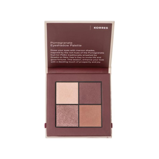 Korres Pomegranate Παλέτα Σκιών, 5g