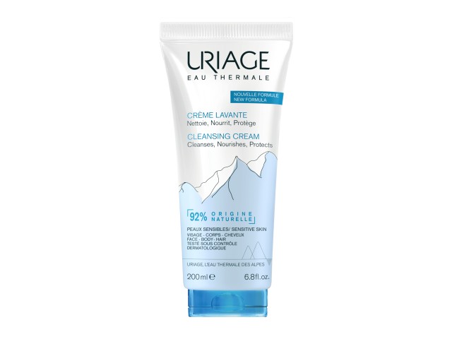 Uriage Eau Thermale Cleansing Cream Κρέμα Καθαρισμού & Θρέψης, 200ml