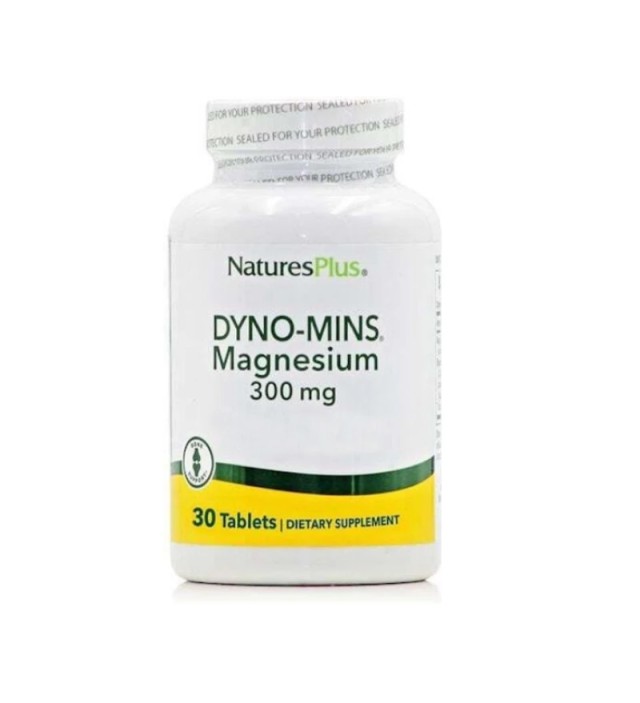 Natures Plus Dyno-Mins Magnesium 300mg Συμπλήρωμα Διατροφής με Οργα...