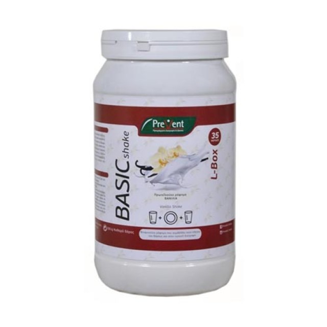 PreVent Basic Shake L-box Βανίλια Πρωτεϊνικό Ρόφημα για τον Έλεγχο ...