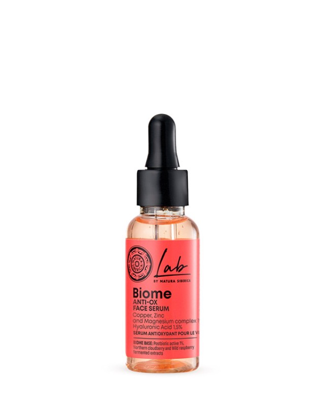 Natura Siberica Lab Biome Anti Ox Serum Προσώπου με Υαλουρονικό Οξύ 30ml