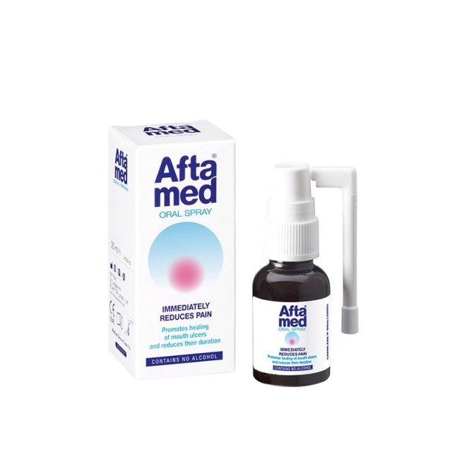 Synviva Aftamed Oral Spray Στοματικό Σπρέι για Άφθες και Στοματικά Έλκη, 20ml