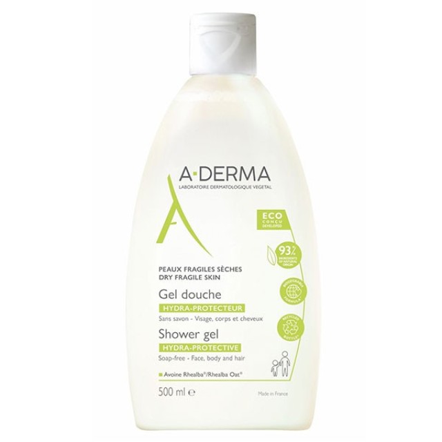 A-Derma Les Indispensables Απαλό Gel Καθαρισμού για Όλη την Οικογένεια 500ml