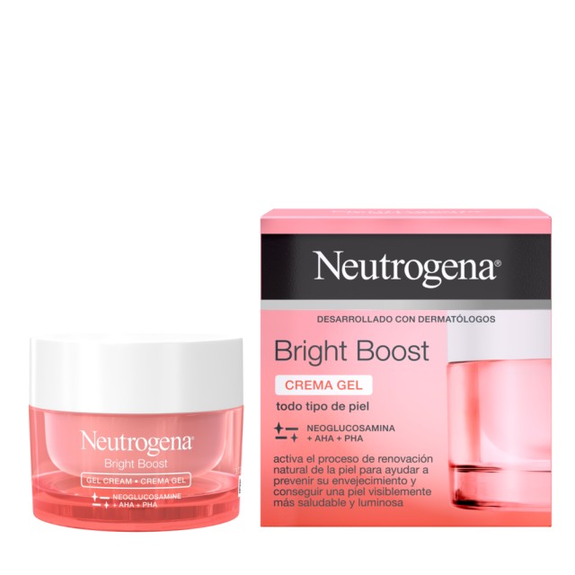 Neutrogena Bright Boost Κρέμα Gel Προσώπου Αντιγήρανσης & Λάμψης, 50ml