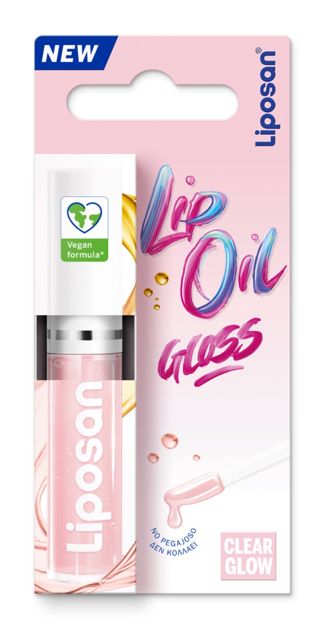 Liposan Lip Oil Gloss Clear Glow 5.5ml