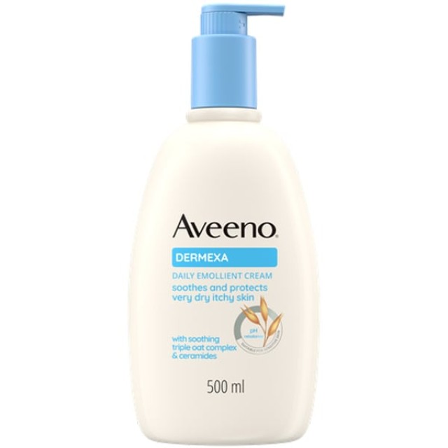 Aveeno Dermexa Daily Emollient Cream Ενυδατική Κρέμα Σώματος, 500ml