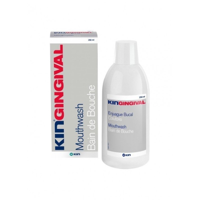 Kin Gingival Complex Mouthwash Στοματικό Διάλυμα για Eυαίσθητα Oύλα με Xλωρεξιδίνη 0,12%, 250ml