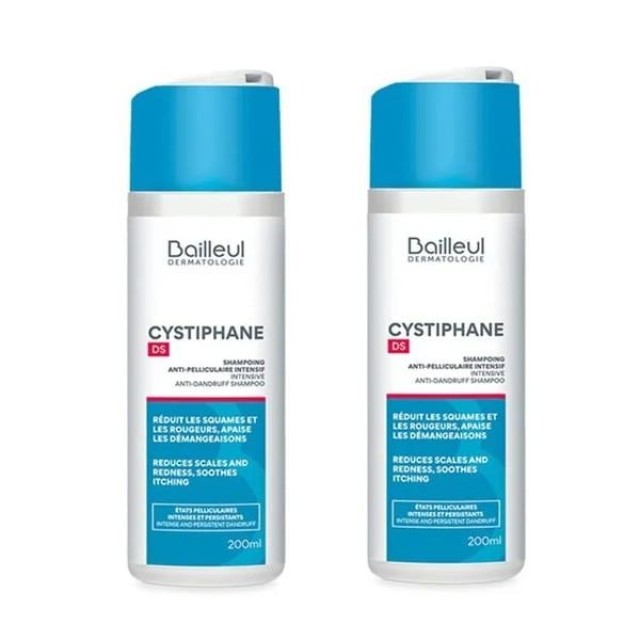 Βailleul Promo (1+1) Cystiphane Intensive DS Σαμπουάν κατά της Πιτυρίδας, 2x200ml