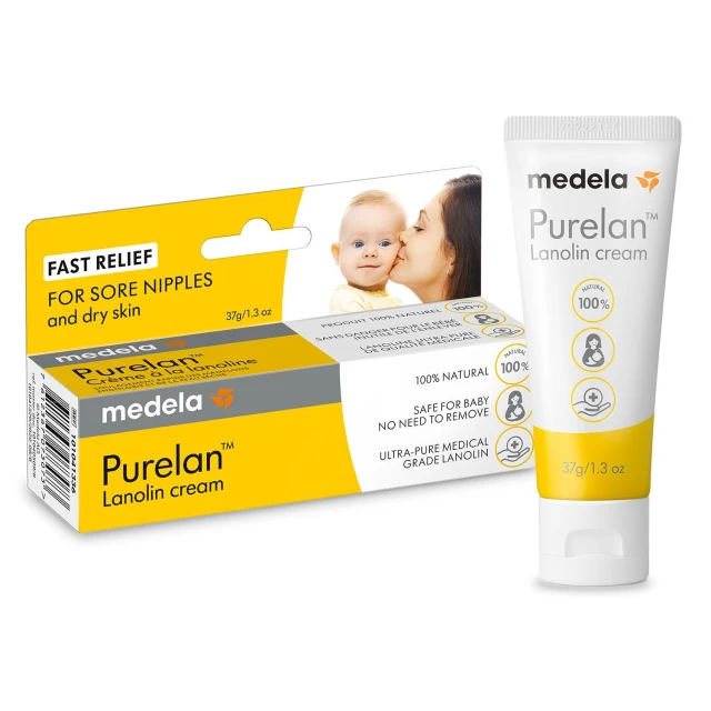Medela Purelan™ Nipple Cream with Lanolin for Healing Action & Recovery...