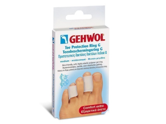 Gehwol Toe Protection Ring G Medium Προστατευτικός Δακτύλιος Δακτύλων Ποδιού G (30mm), 2 Τεμάχια