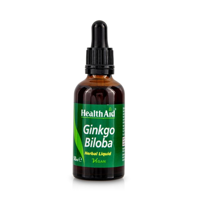 Health Aid Ginkgo Biloba Συμπλήρωμα Διατροφής με Τζίνγο Μπιλόμπα, 50ml
