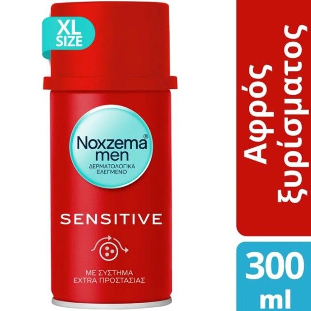 Noxzema Men Sensitive Protective Shaving Foam Αφρός Ξυρίσματος, 300ml