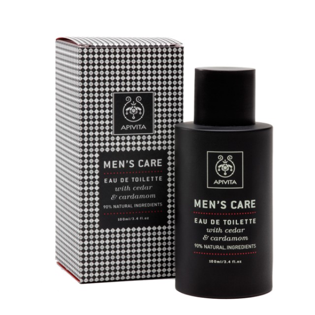 Apivita Mens Care Cedar & Cardamon Eau de Toilette, 100ml