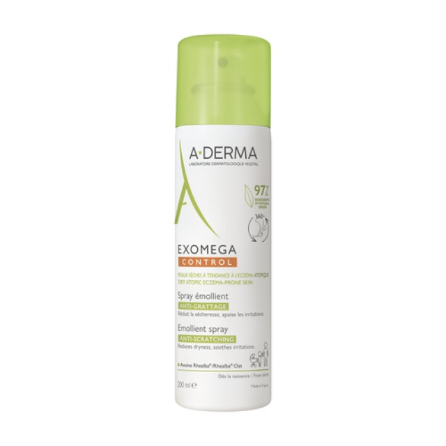 A-Derma Exomega Control Μαλακτικό Σπρέι - Ατοπικό Δέρμα 200ml