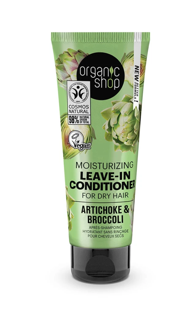 Natura Siberica Organic Shop Moisturizing Leave-In Conditioner, Artichoke...