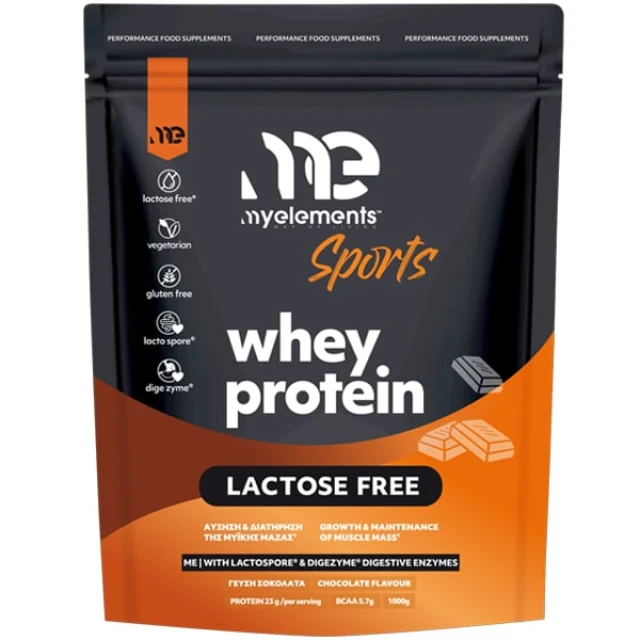 My Elements Whey Protein Lactose Free with DigeZyme & LactoSpore Flavor...