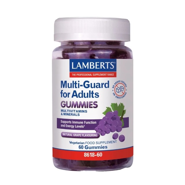 Lamberts Multi-Guard for Adults Gummies, 60 Ζελεδάκια