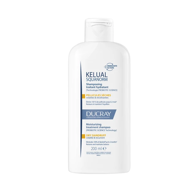 Ducray Kelual Squanorm Shampoo for Dry Dandruff, 200ml